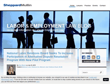 Tablet Screenshot of laboremploymentlawblog.com